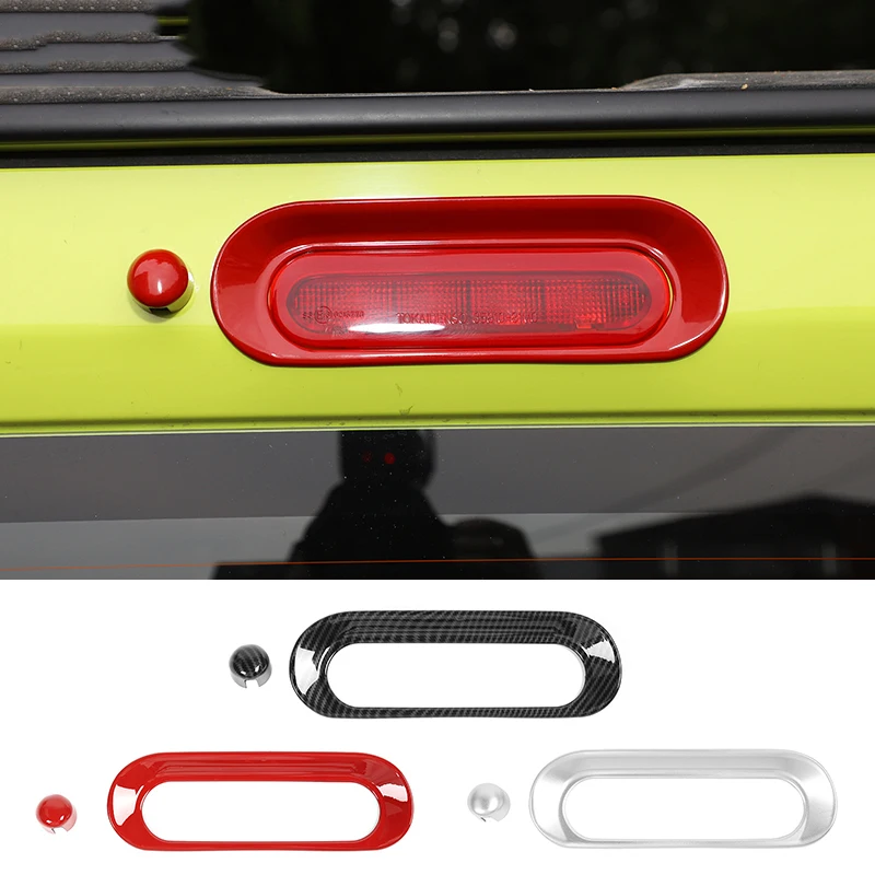 Автомобильные наклейки для Suzuki Jimny 2019 + Abs Наклейка на задний стоп-сигнал автомобиля, накладка на рамку, подходит для аксессуара Suzuki Jimny 2019