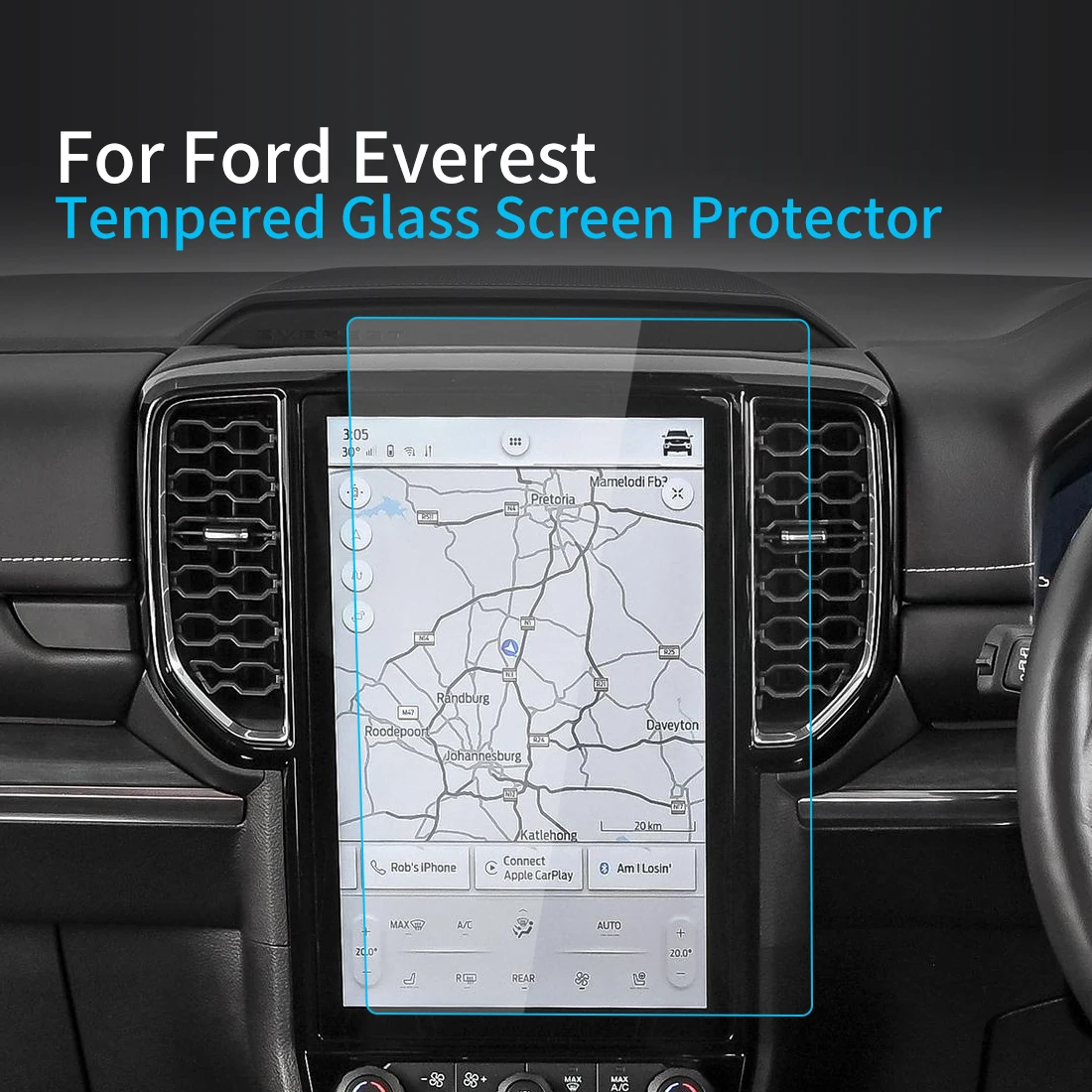 Автомобильные наклейки, протектор экрана для Ford Everest 23 Navigator, Защитная пленка из закаленного стекла, Автомобильные аксессуары для транспортных средств