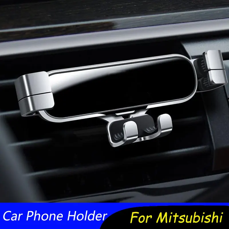 Автомобильный держатель мобильного телефона для Mitsubishi Pajero RalliArt Lancer 10 Asx Outlander Easy Clip Mount Навигационный кронштейн Аксессуары
