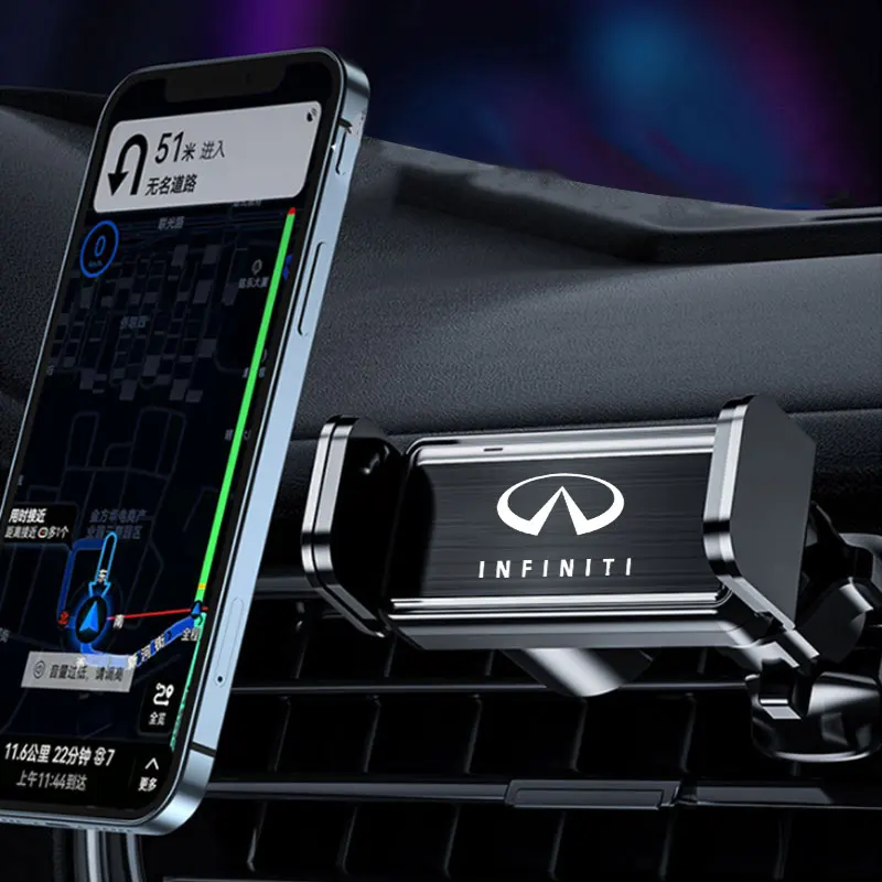 Автомобильный Зажим Для Кронштейна Мобильного Телефона Электрическая Интеллектуальная Индукция Для Infiniti FX35 Q5030 ESQ QX506070 EX JX35 G3537 EX3 Аксессуары