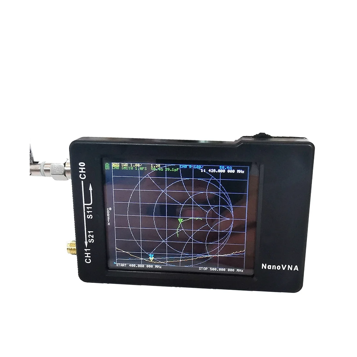 -Анализатор Сетевых Антенн H Vector 10 кГц-1,5 ГГц MF HF VHF UHF с Разъемом для SD-карты Shell Digital Nano VNA-H Tester