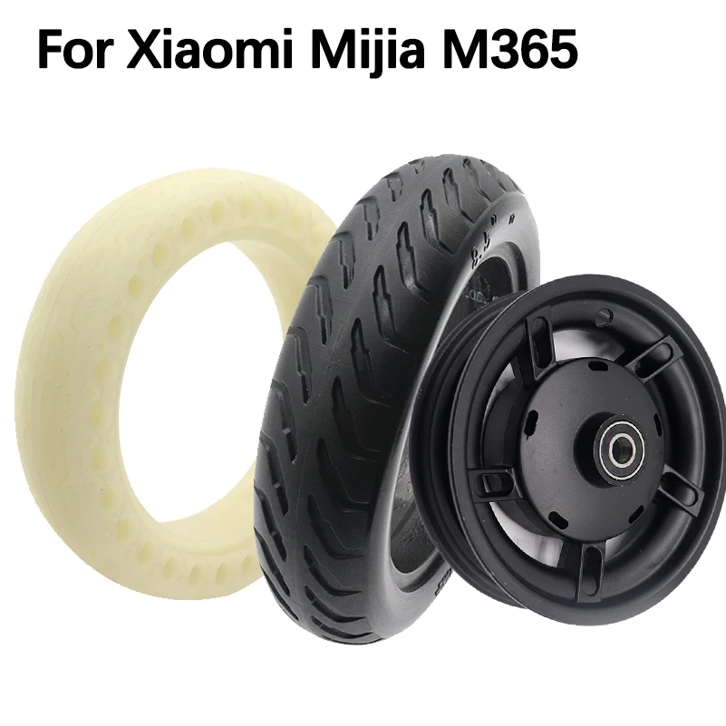 Барабанное Тормозное Колесо с 8,5-дюймовыми Твердыми шинами, Аксессуары для Ступицы Электрического Скутера Xiaomi Mijia M365
