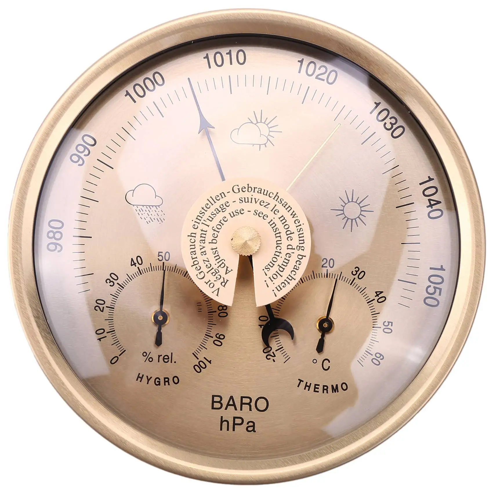 Барометр, термометр, гигрометр, настенная бытовая метеостанция