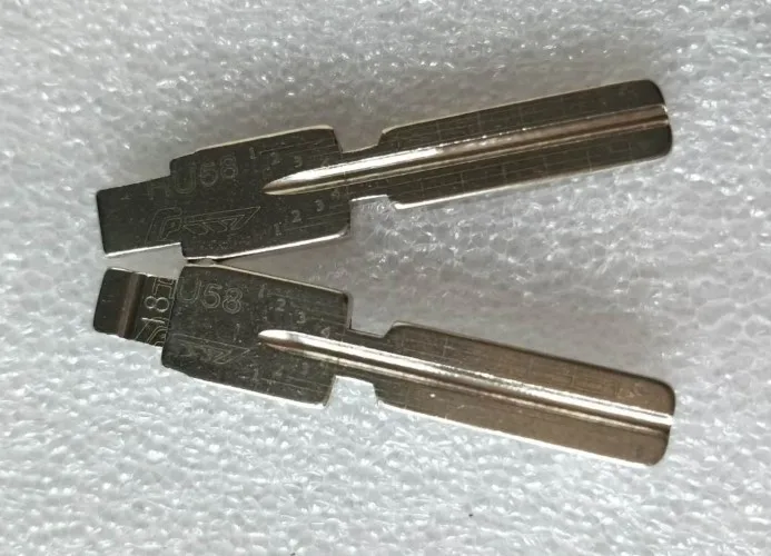 Бесплатная доставка10шт № 18 Линейный ключ с гравировкой для oldbmw 2 в 1 LiShi HU58 scale заготовка для режущих зубьев