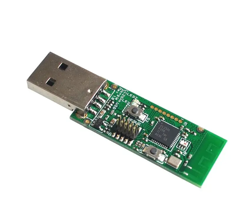 Беспроводной модуль анализатора пакетного протокола Zigbee CC2531 Sniffer с открытой платой, модуль сбора пакетов с USB-интерфейсом, модуль сбора ключей