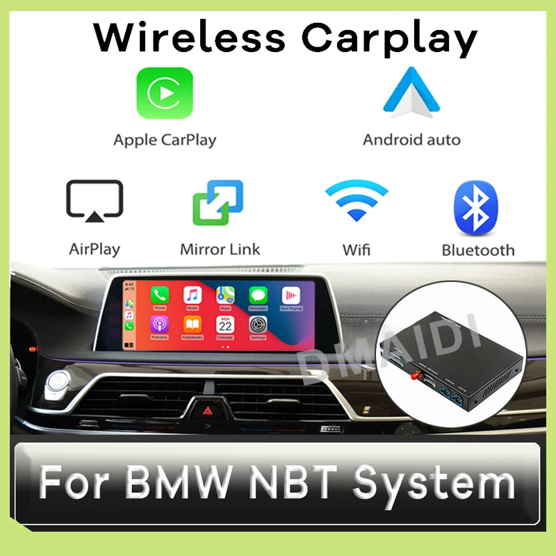 блок декодирования беспроводного подключения CarPlay для системы NBT BMW F20 F21 F22 F23 с 6.5/8.8/10.2 дюймовым экраном