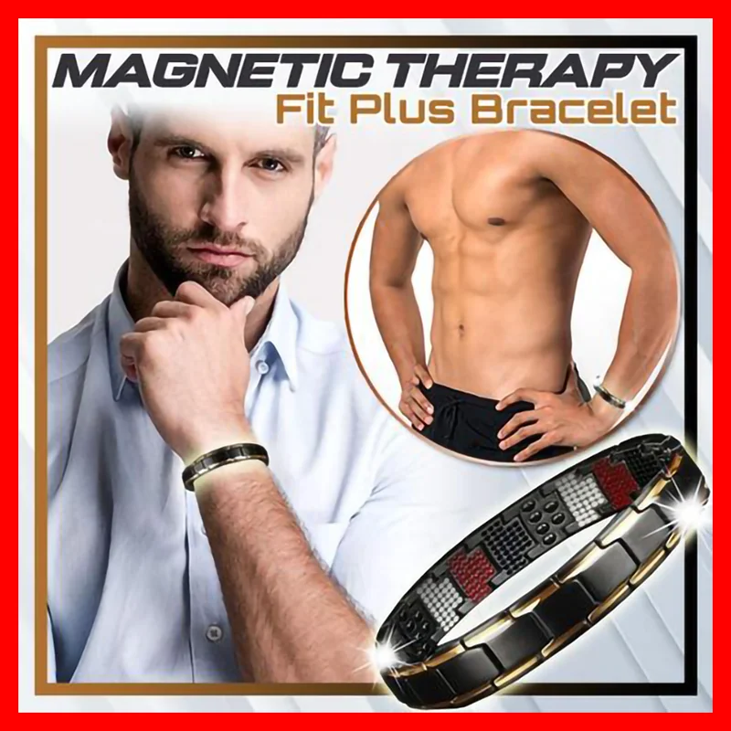 Браслет Magnetic Therapy Fit Plus для мужчин, вдохновляющий на здоровое тело, браслет со съемным дизайном, украшения, аксессуары для декора для пары