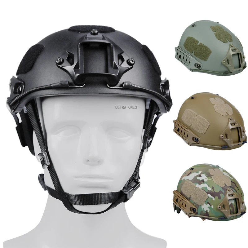 БЫСТРЫЙ шлем Тактические Игровые Защитные шлемы Пейнтбол CS Wargame Спортивная Защита головы Многофункциональное оборудование Шлемы