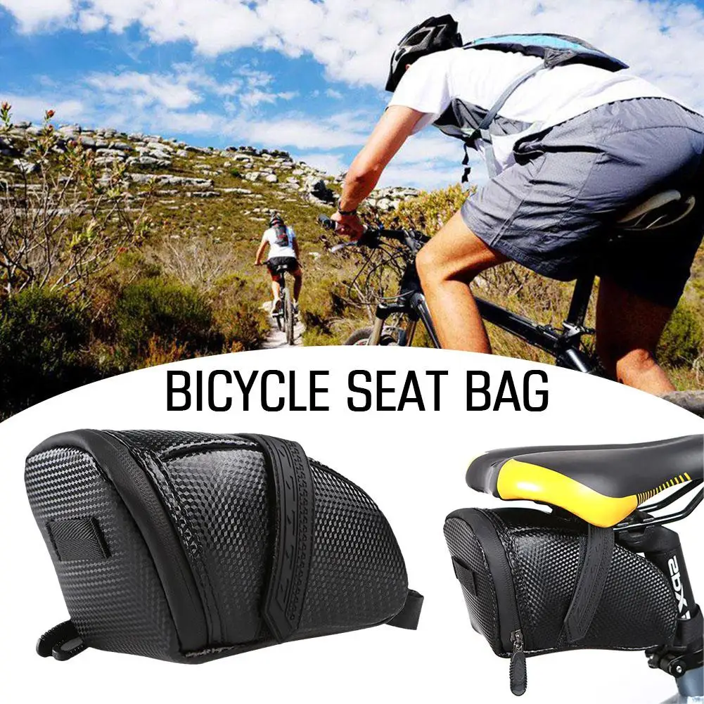 Велосипедная седельная сумка Водонепроницаемое седло для горного велосипеда Mtb Аксессуары для хранения инструментов для велоспорта на открытом воздухе Задняя сумка Чехол R5a4