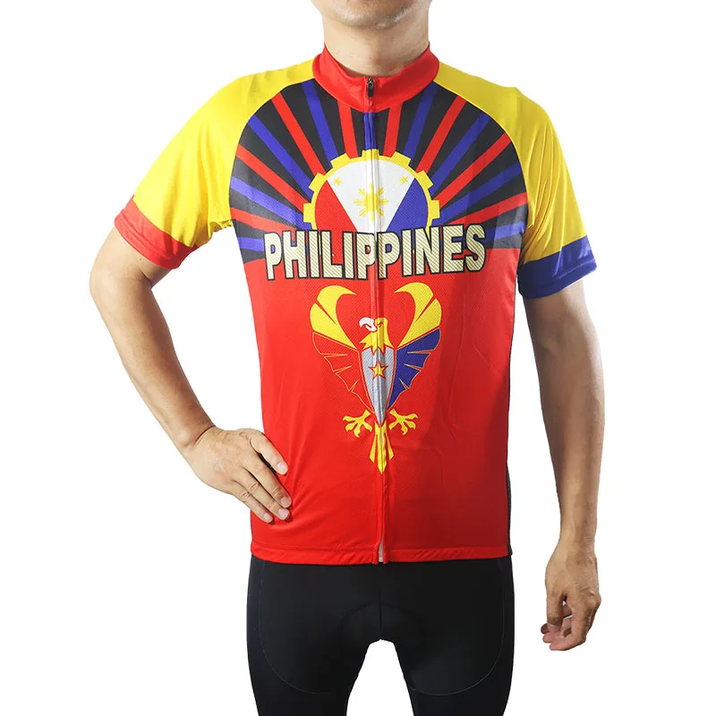 Велосипедный Короткий Трикотаж, Филиппины, Филиппинский, Уличная Футболка MTB, Верхняя одежда Для гонок, Горный Велосипедист, Быстросохнущий, Cool XCO