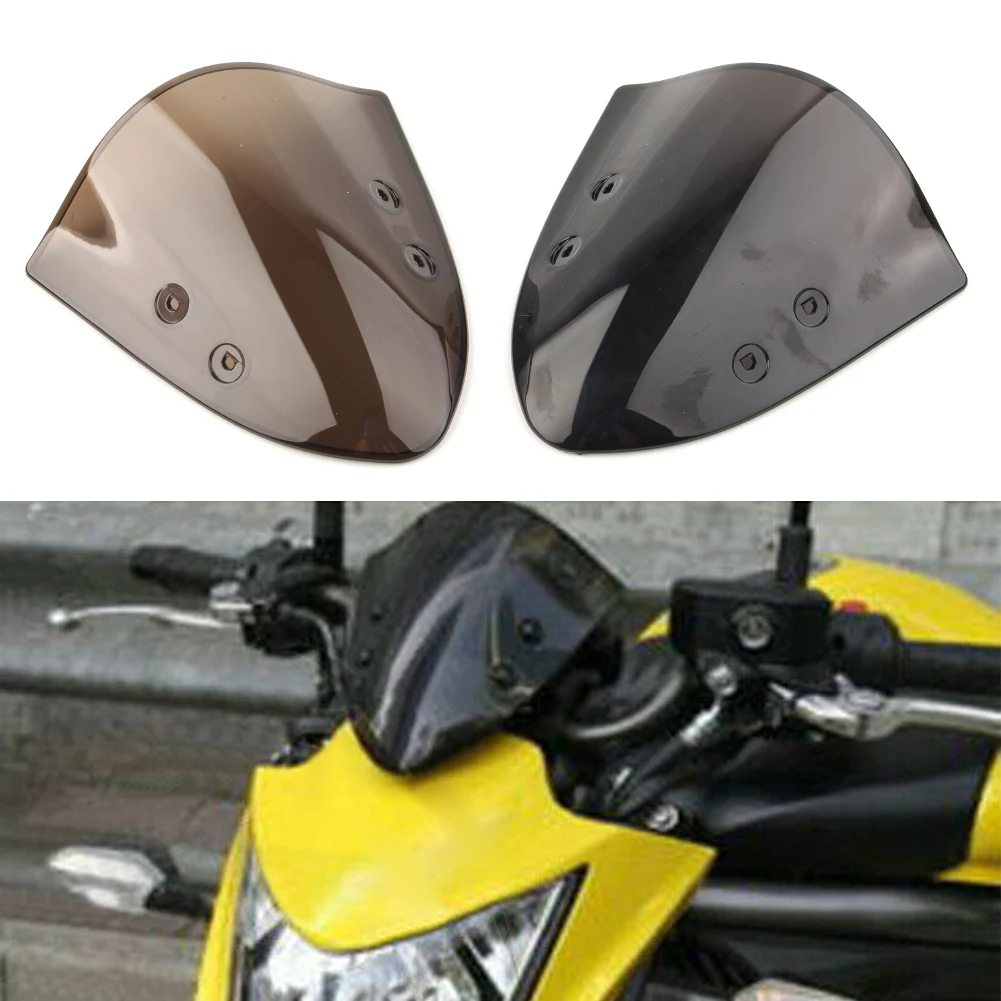 Ветровое стекло мотоцикла Flyscreen Ветровые дефлекторы для Kawasaki ER-6N ER6N 2012 2013 2014 Черный/коричневый