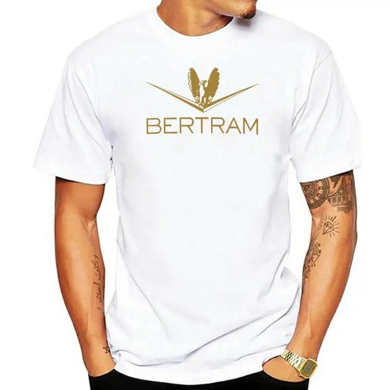 Винтажная футболка Bertram Yachts Boats Для рыбалки и Парусного спорта, Мужская Черная футболка, Размер S-3XL