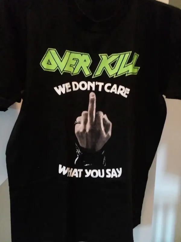 Винтажная футболка Overkill 1987 Christmas на Speed