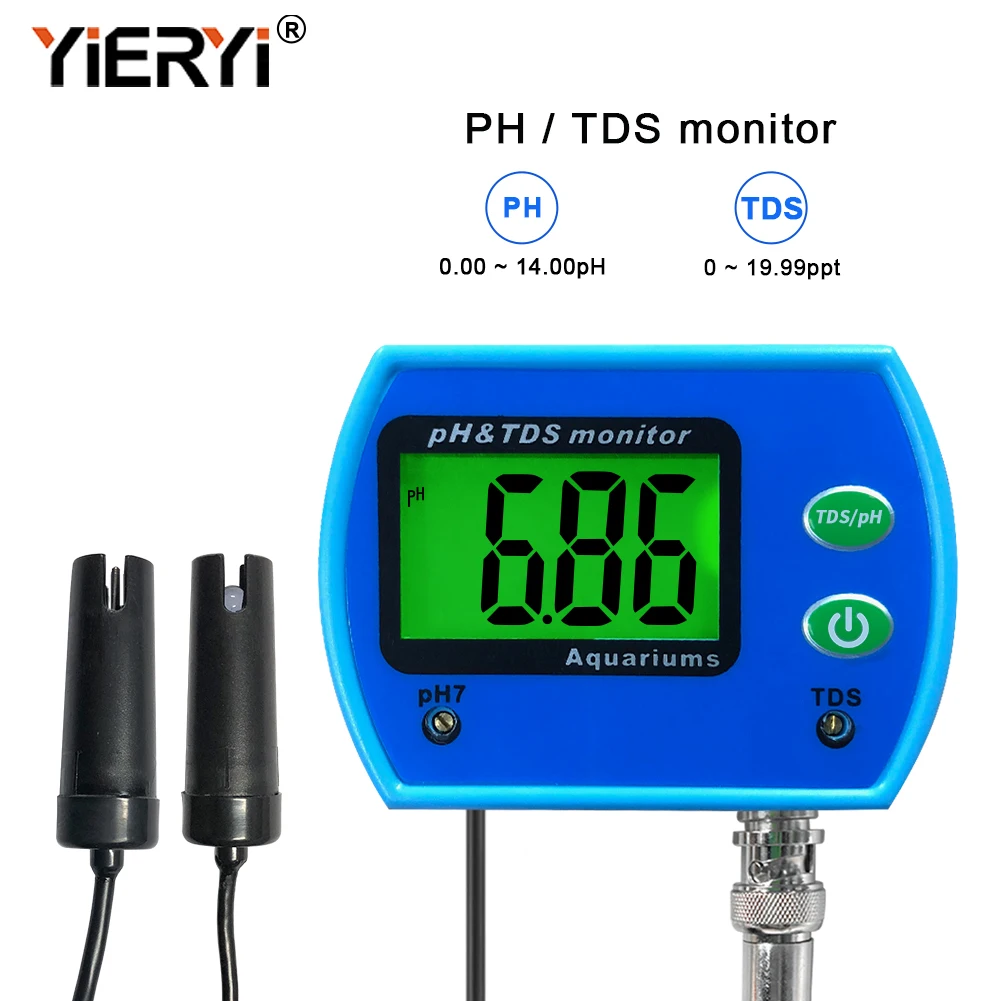 Высококачественный многофункциональный монитор хорошего качества воды Yieryi Mini, измеритель PH TDS, многопараметрический анализатор качества воды
