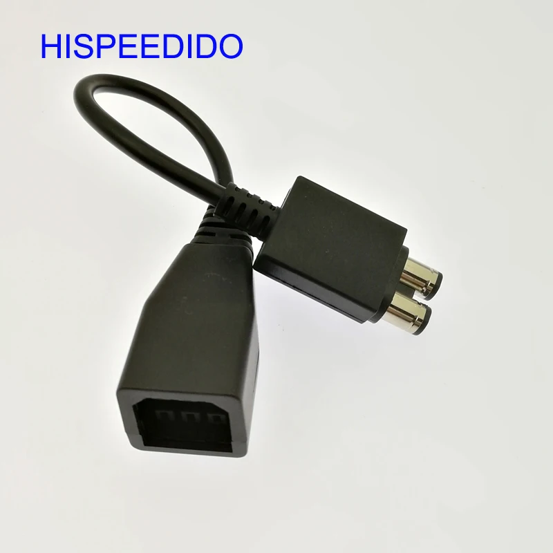Высококачественный черный кабель питания переменного тока HISPEEDIDO, конвертер-адаптер для Microsoft Xbox 360 на игровой кабель Xbox 360 Slim