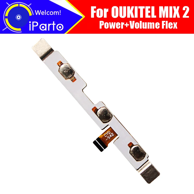 Гибкий кабель OUKITEL MIX 2 FPC 100% Оригинальный Кабель Питания + Кнопка регулировки громкости Гибкий кабель FPC Wire аксессуары для ремонта OUKITEL MIX 2