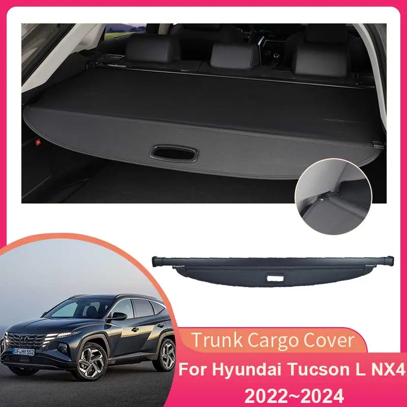 Грузовые Чехлы Заднего Багажника для Hyundai Tucson L NX4 2022 ~ 2024 2023 Перегородка Щит Конфиденциальности Шторы Жалюзи Аксессуары
