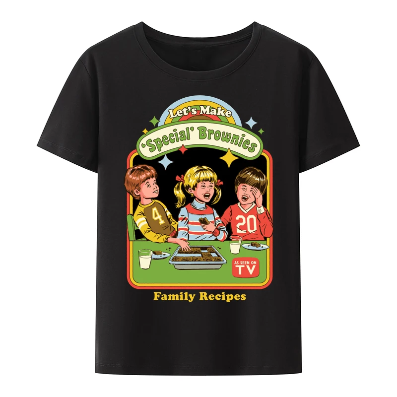 Давайте приготовим специальные брауни По семейным рецептам, Хлопковая футболка 