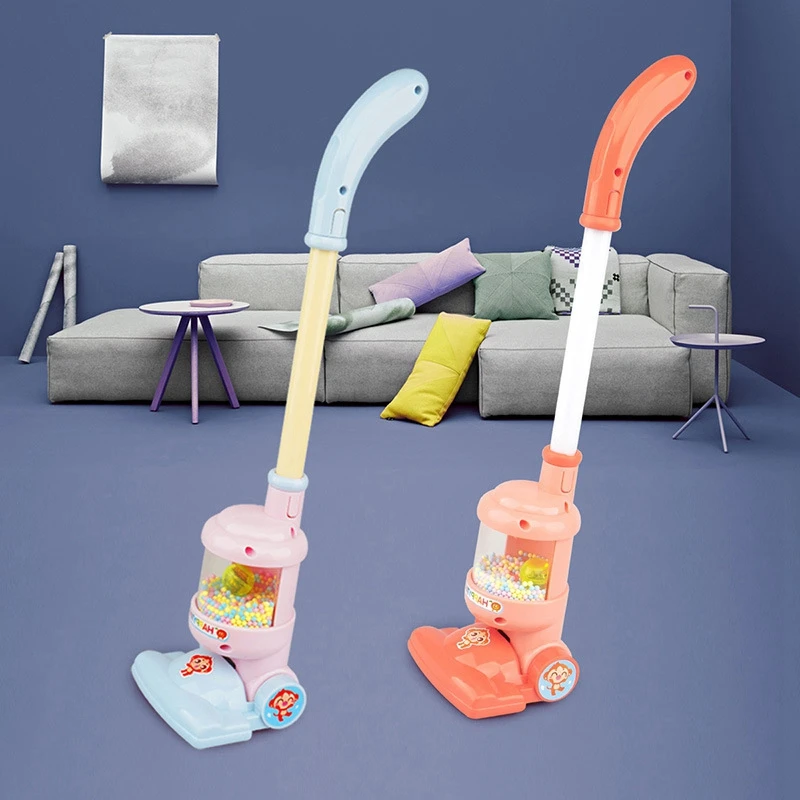 Детский электрический пылесос-игрушка, имитирующая пылесос, детский мини-пылесос для притворной уборки
