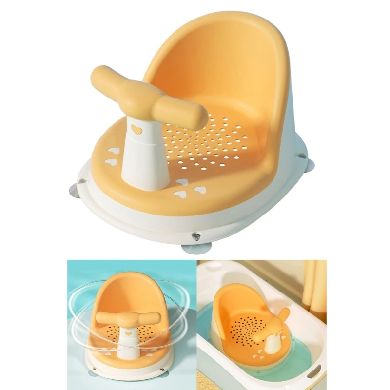 Детское кресло-присоска для купания, выдолбленная ванночка для младенцев 6-18 м