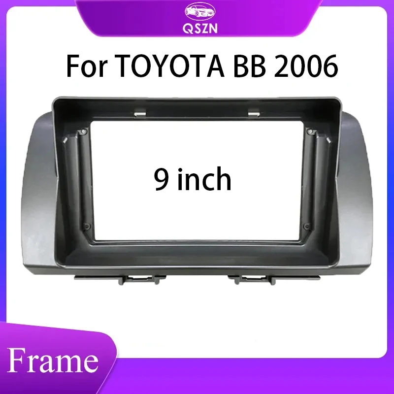 Для Toyota BB 2006 9-дюймовый автомобильный адаптер для передней панели рамы Android Радио Рамка панели приборной панели Фасции Декодер Комплект монтажной панели