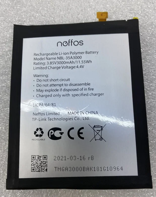 Для аккумулятора большой емкости Neffos/TP-Link TP-LINK NBL-35A3000