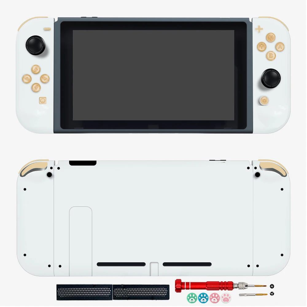 Для консоли Switch Замена корпуса Чехол для консоли Nintendo Switch NS Ремонт задней панели корпуса чехол для корпуса с кнопками