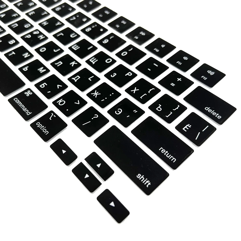 Для нового MacBook Air M2 A2681 2022 A2442 A2485 Pro14 Keybaord cvoer Россия Чили Корея Франция Протектор клавиатуры силиконовый чехол