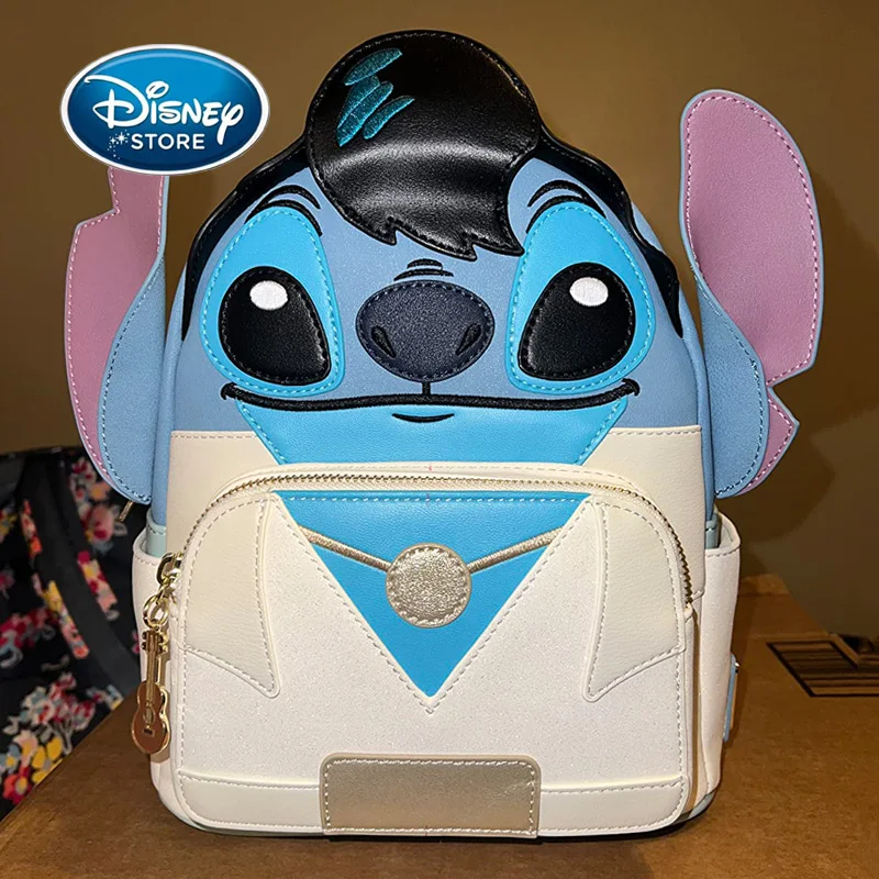Женская сумка для косплея Disney Elvis Stitch с двойным ремнем, кошелек, сумка-тоут для девочек, сумки из искусственной кожи, регулируемый плечевой ремень