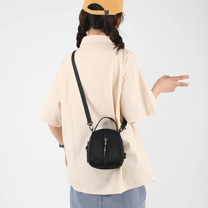 Женская сумка через плечо, женская сумка-мессенджер, простая нейлоновая квадратная сумка, дизайнерская роскошная женская сумка на молнии, повседневная маленькая сумка для рук