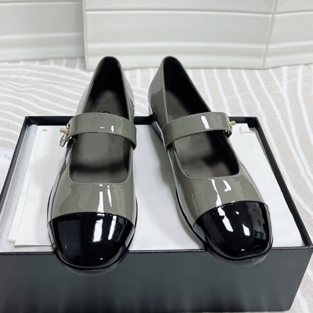 Женские тонкие туфли из лакированной кожи Mary Jane Ladies Zapatos Para Mujeres С круглым носком и Ромбовидным каблуком на плоской подошве Sapato Feminino