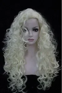 Женский парик, Волнистый кудрявый парик, Женские длинные волосы, Серебристо-белые парики