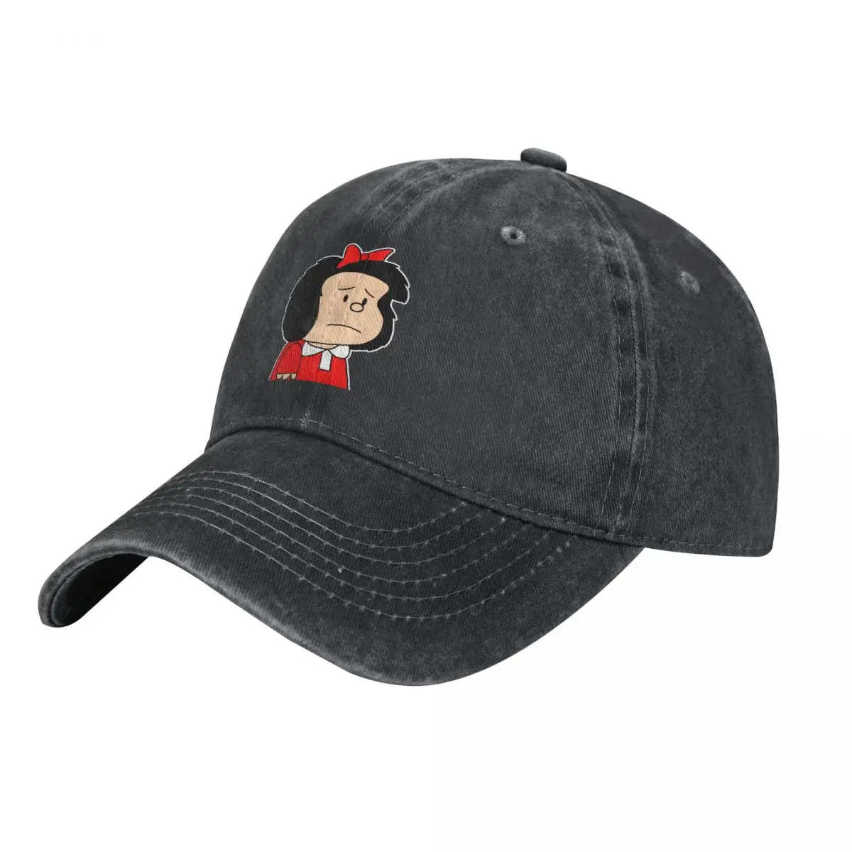 Забавная бейсболка Mafalda Comic Quino Хлопчатобумажные шляпы Регулируемая шляпа Модная повседневная кепка для водителя грузовика