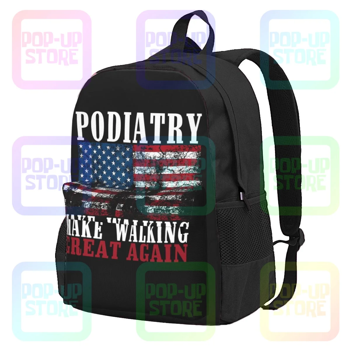 Забавный подарок ортопеду, американский флаг, рюкзак для врачей-ортопедов, модная спортивная сумка большой емкости