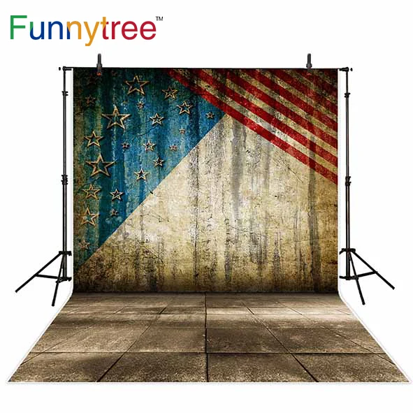 Забавный фон из дерева для фотостудии старая стена американский флаг День независимости винтажный фон для фотосъемки реквизит photobooth