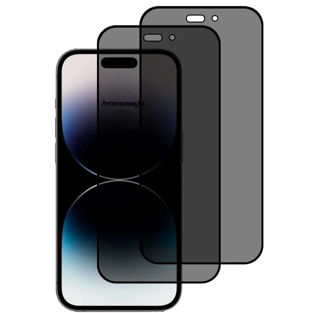 защитные пленки для защиты экрана 2шт для iPhone 14 Pro Max, Антишпионское защитное стекло для iPhone14 Plus Shield Saver