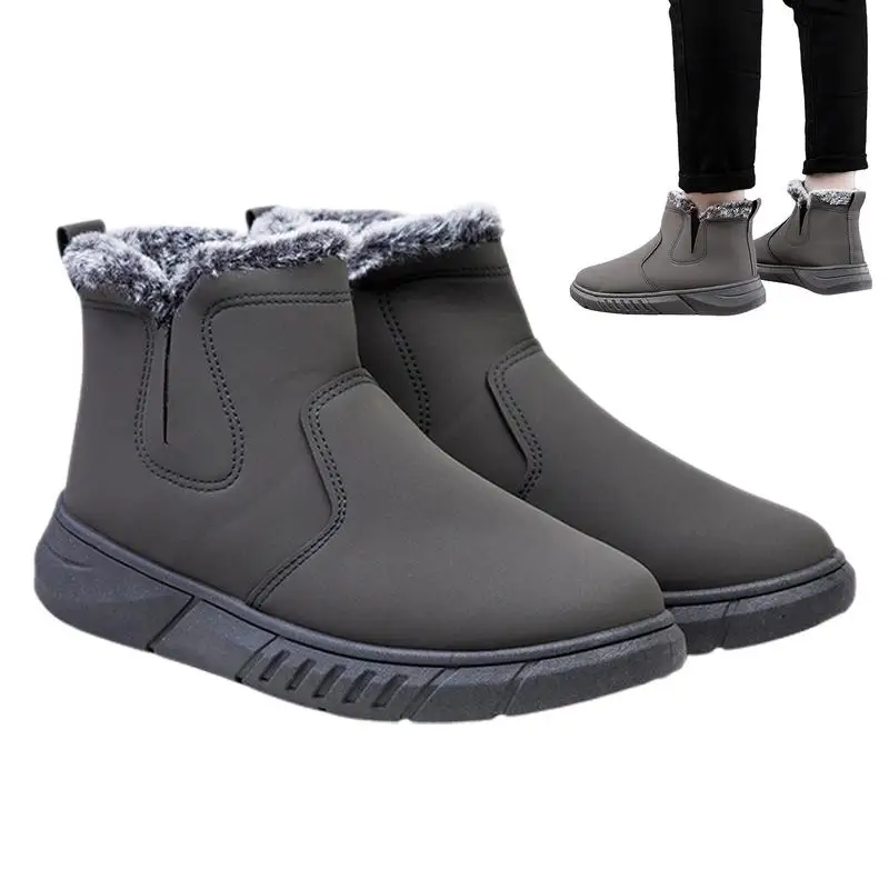 Зимние ботинки для мужчин, мужские зимние ботинки 2023, зимние уличные мужские зимние широкие ботинки, легкие мужские зимние ботинки широкой ширины
