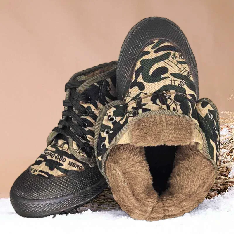 Зимние Новые модные высокие кашемировые кроссовки для бега, теплая спортивная обувь с круглым носком, хлопчатобумажная обувь, тренировочная обувь, мужская обувь