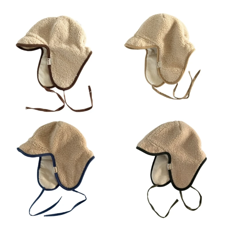 Зимние шапки-ушанки для детей, детская шапочка-капор, мягкая теплая шапка-бини для мальчиков и девочек, малышей в возрасте 2-6 лет