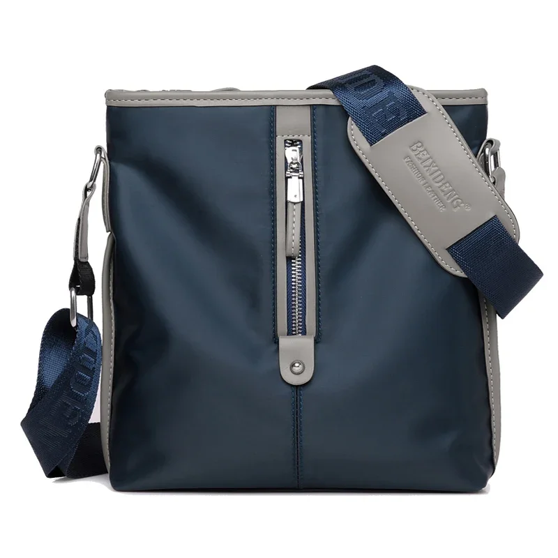 Зимняя модная мужская сумка через плечо Оксфорд, мужские сумки через плечо, деловая водонепроницаемая мужская переносная сумка-мессенджер на молнии для короткой поездки