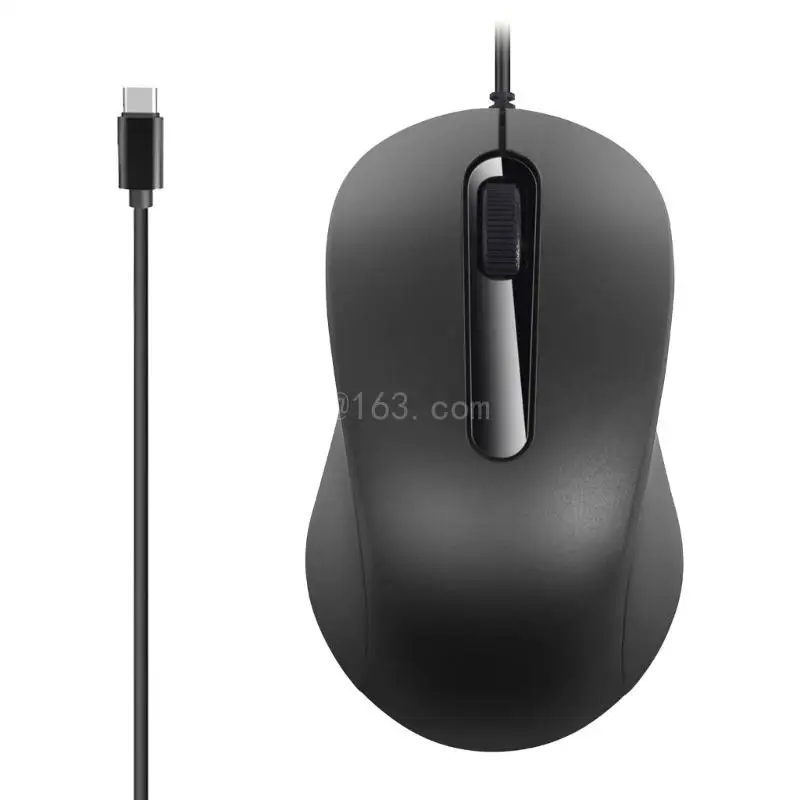 Игровая мышь Type C, мыши USB C, 3 кнопки с разрешением 1000 точек на дюйм, регулируемая чувствительность