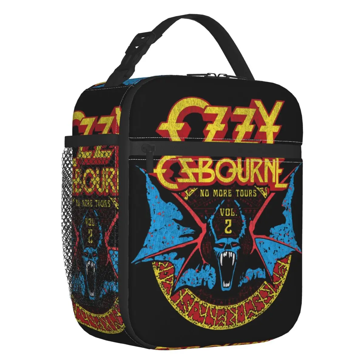 Изготовленный на заказ хэви-метал-группой рок-ланч-пакет для мужчин и женщин с теплым кулером Ozzy Osbourne Prince Of Darkness, изолированный ланч-бокс для студентов