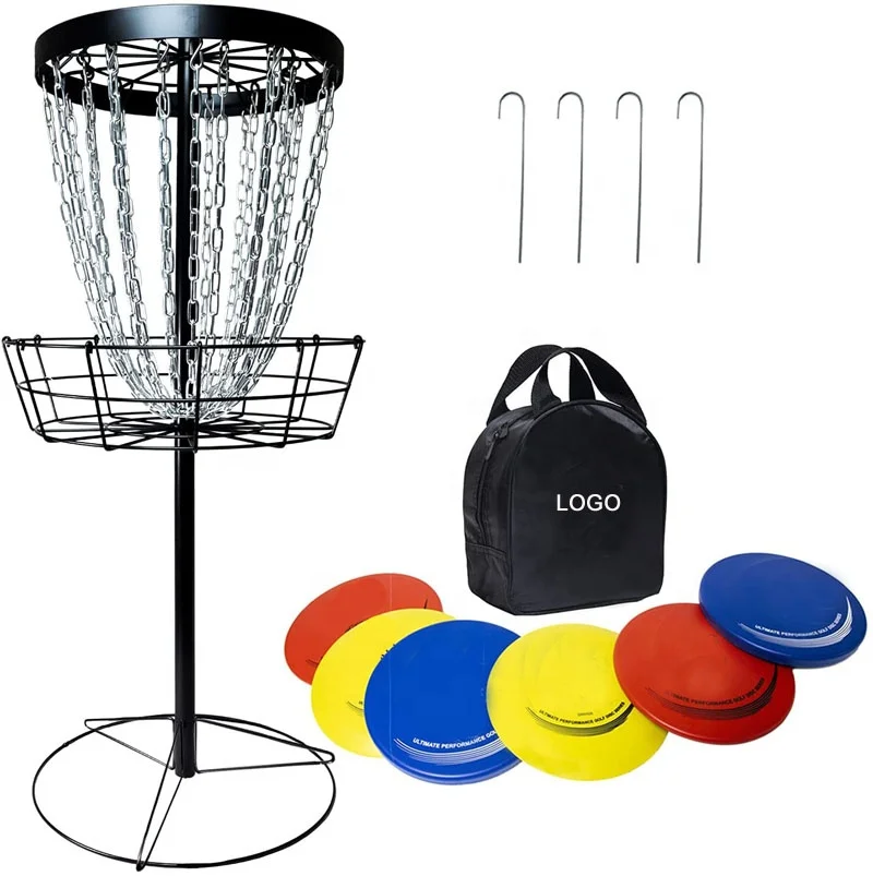 индивидуальная корзина для игры в гольф с диском для начинающих Golf Disc Toss набор продуктов для игры в гольф disc gold basket