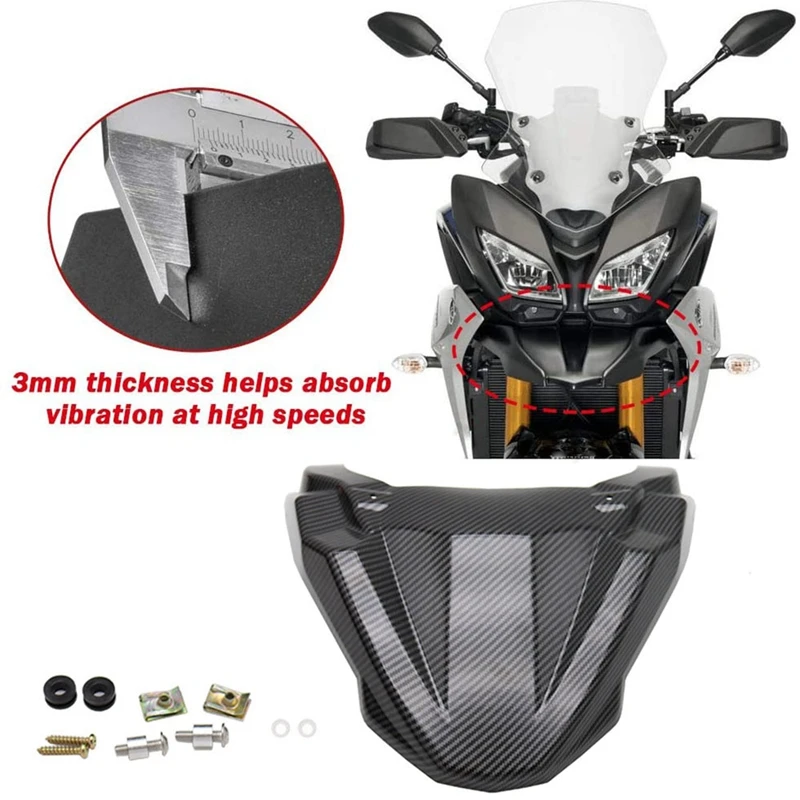 Карбоновое переднее колесо мотоцикла, крыло, удлинитель носа, капот для Yamaha MT-09 Tracer FJ-09 2015 2016 2017