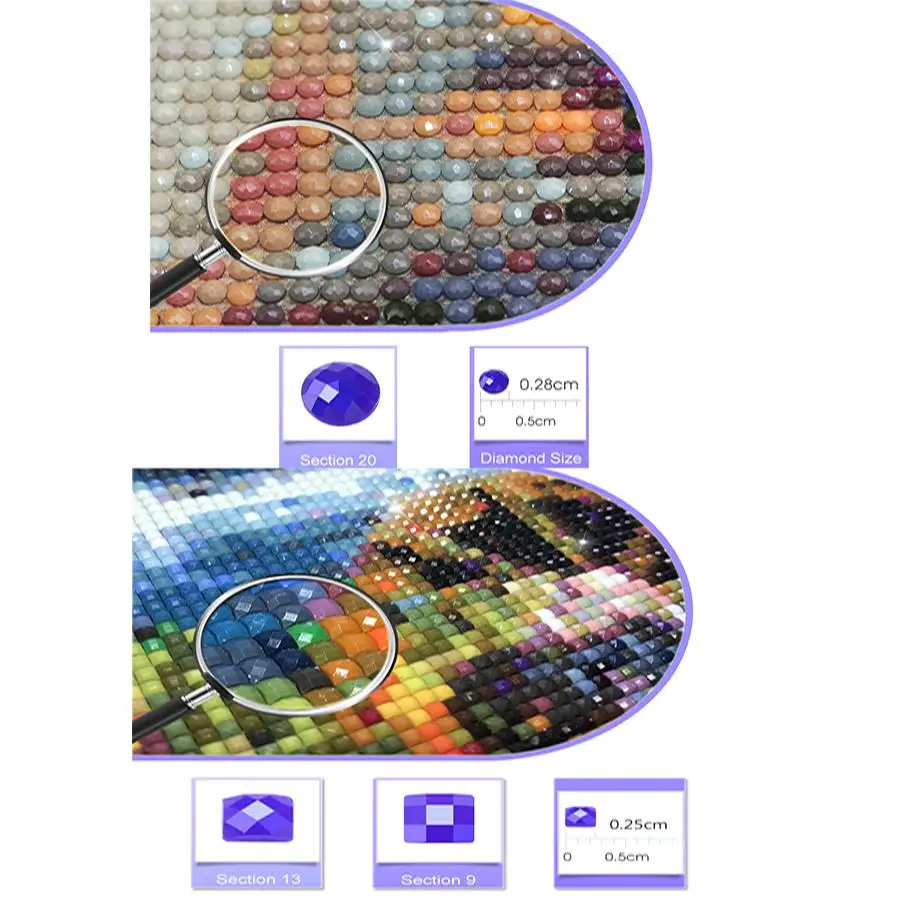 Картина с Алмазной Мозаикой 5D, Картина с Алмазной вышивкой Своими Руками, Вышивка Крестиком, 0.1 USD