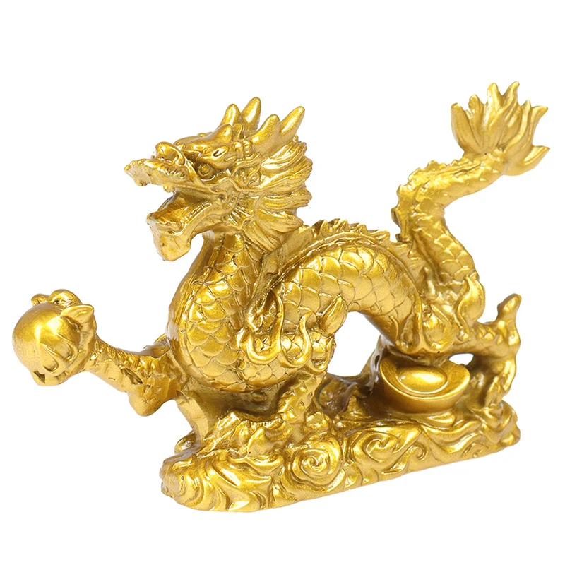 Китайский Зодиак, Двенадцать Статуй, Золотая Статуя Дракона, Украшение в виде животных, Предметы интерьера