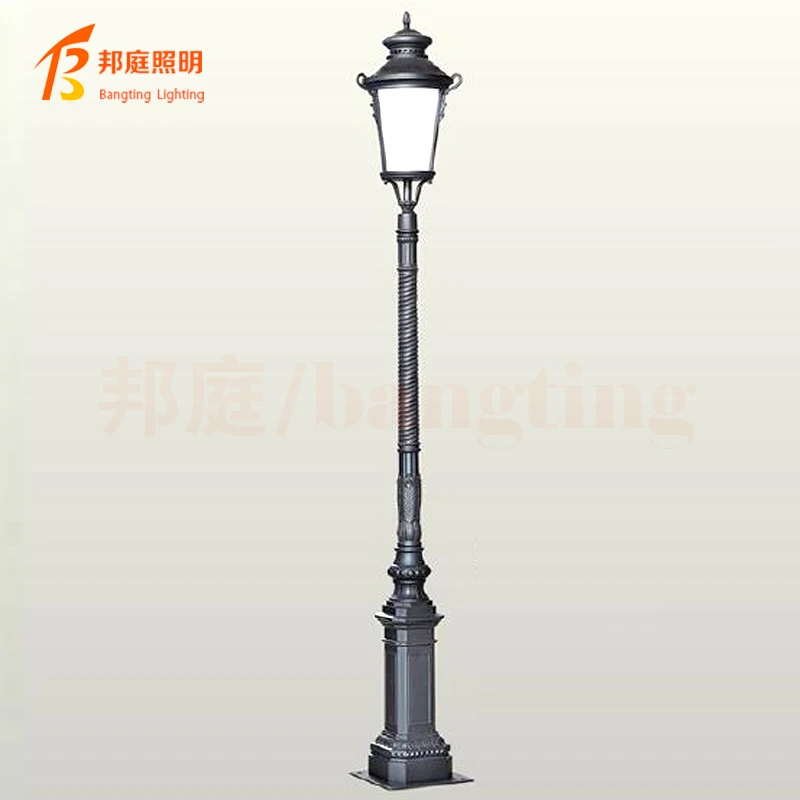 Китайский новый дизайн Лампы в европейском стиле Открытый Сад классический садовый столб Высококачественный светодиодный садовый светильник