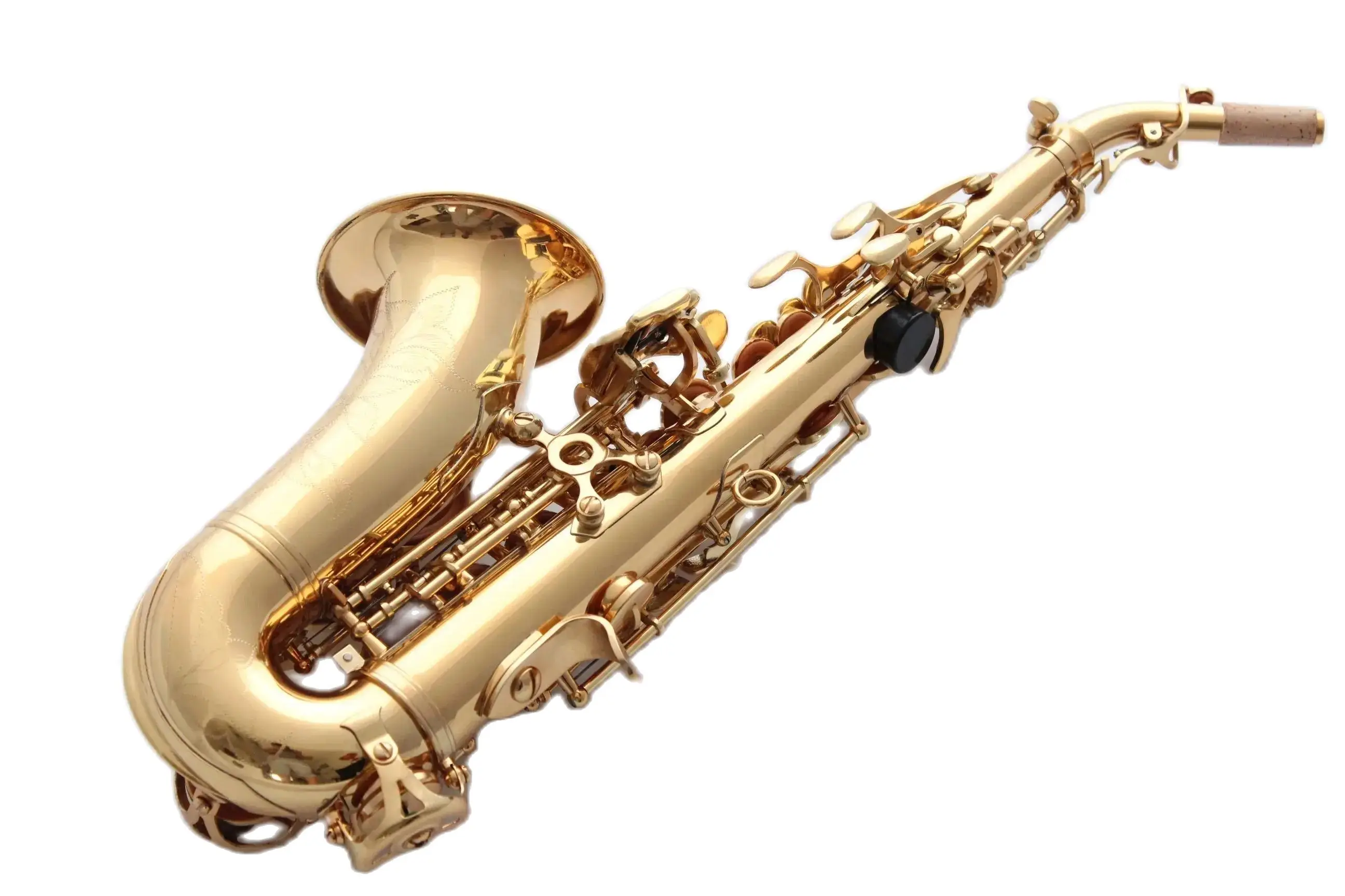Классический оригинальный 803 one-to-one structure B-key профессиональный изогнутый сопрано-саксофон латунный позолоченный саксофон-джазовый инструмент