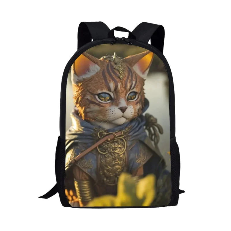 Классный рюкзак с рисунком мультяшного кота с 3D-принтом, подарочная школьная сумка для мальчиков и девочек, повседневные рюкзаки для подростков, рюкзаки для хранения