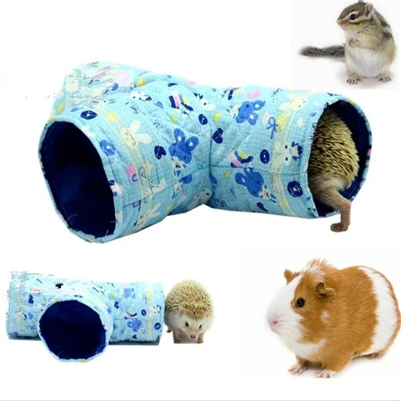 Клетка для морской свинки, Игрушечный хомяк, трубки и туннели, Теплая кроватка для маленького кота Ежика